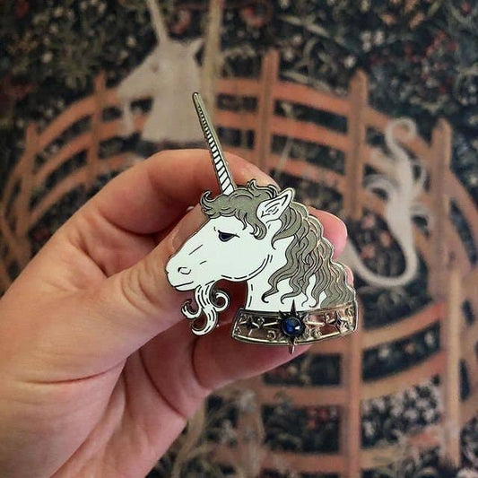 The Pickety Witch - Medieval Unicorn - Enamel Pin