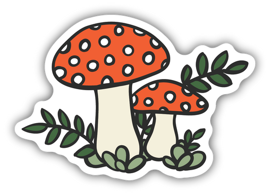 Mushroom Sketch Sticker