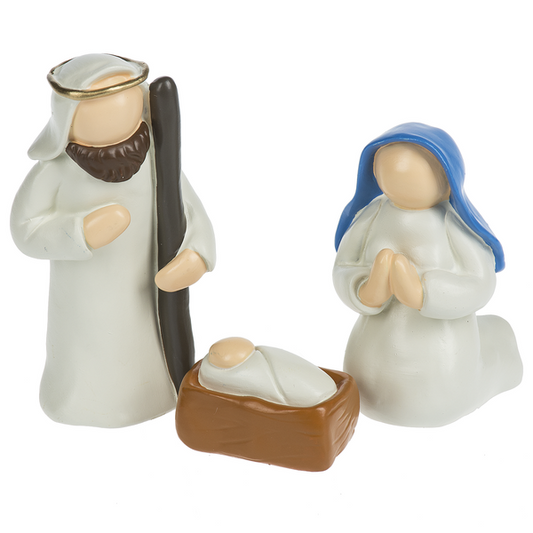 Holy Family 3 Pc Resin Set