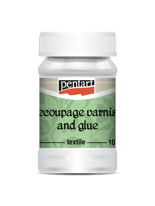 Pentart : Decoupage Varnish & Glue - Textile 100ml