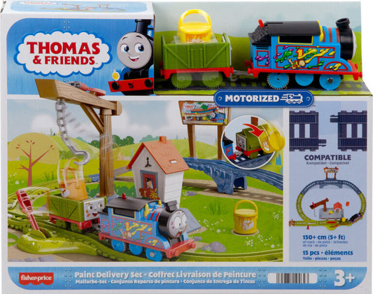 Thomas & Friends Paint Delivery Motorized Train And Track Set