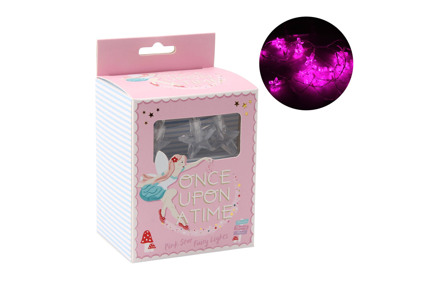 CGB Giftware : Once Upon A Time Pink Star String Lights