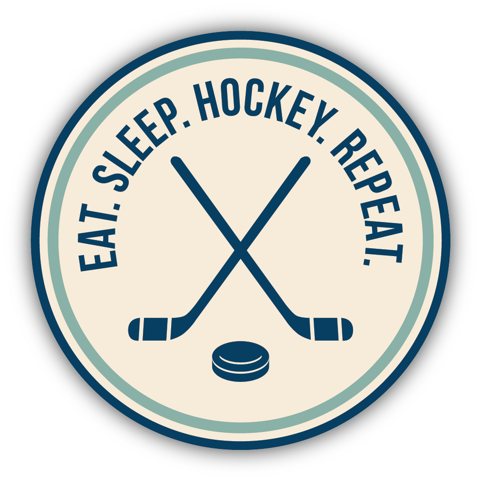 Eat. Sleep. Hockey. Repeat Sticker