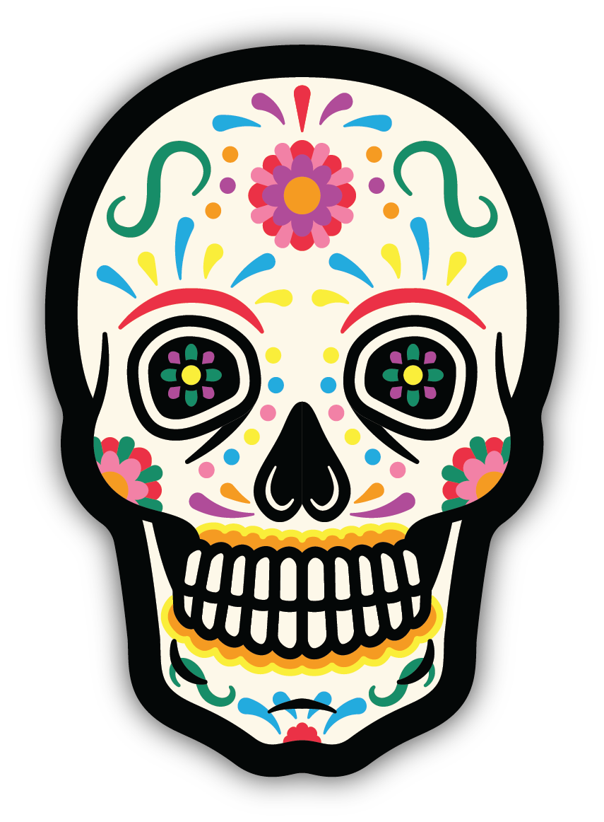 Sugar Skull Sticker