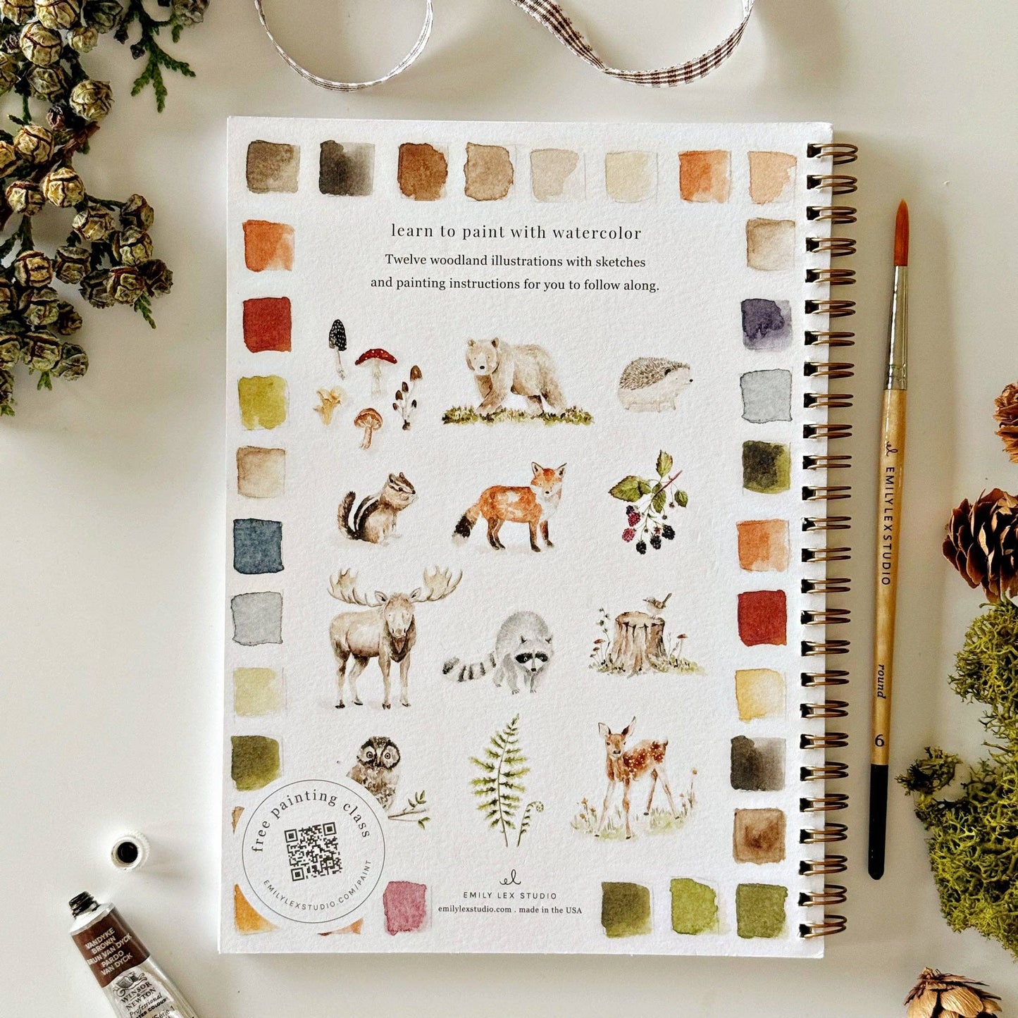 Emily Lex Studio - Watercolor Workbook Woodland