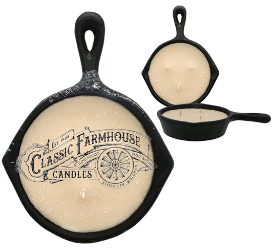 Sugar Cookie 8oz Cast Iron Pan Candle