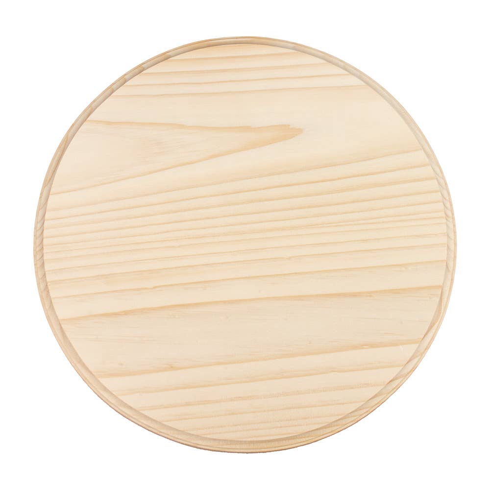 Factory Direct Craft - 15" x 3/4" Thick Unfinished Wood Blank Round Circle Plaque