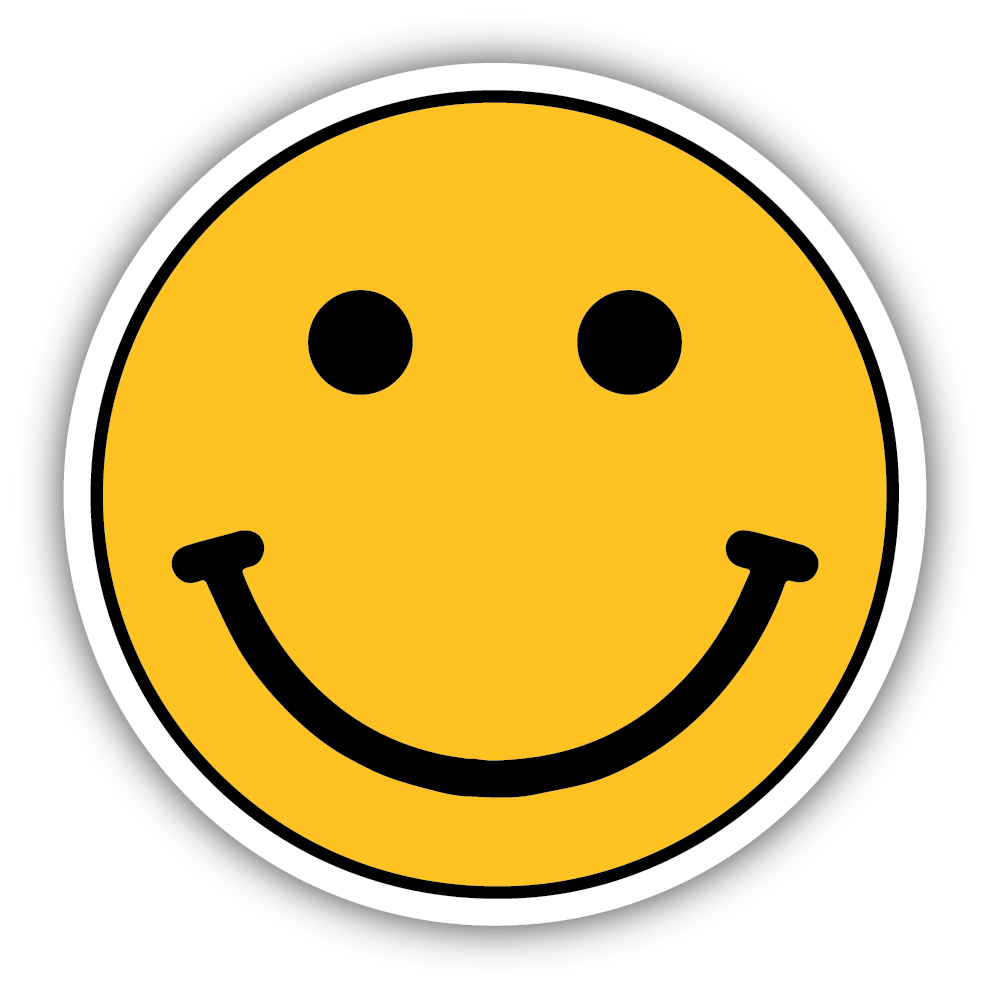 Smiley Face Sticker