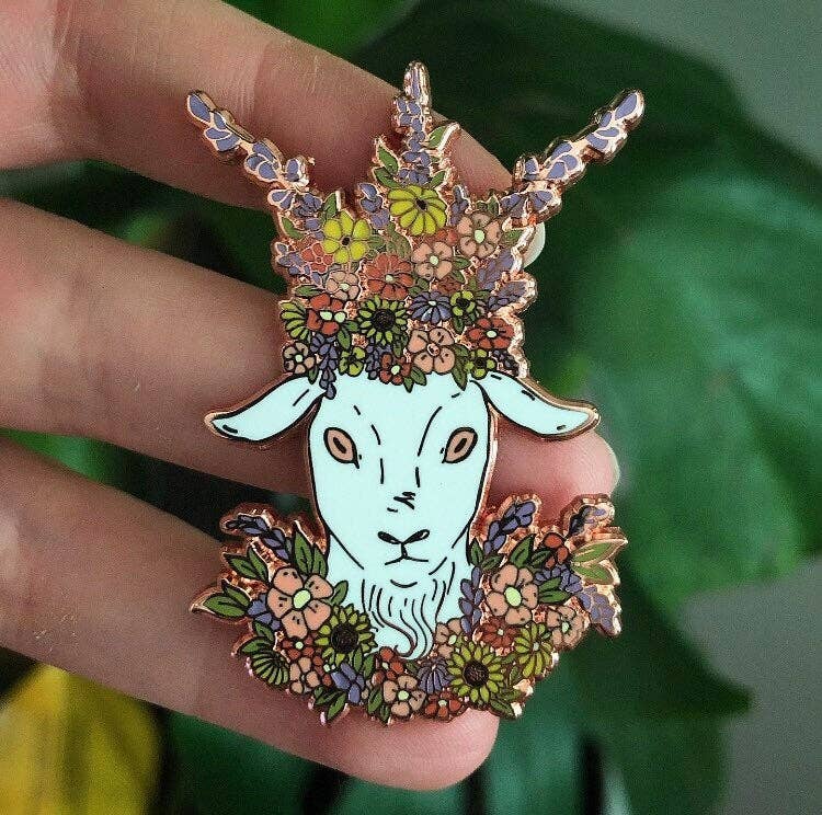 The Pickety Witch - May King - Midsommar - Enamel Pin