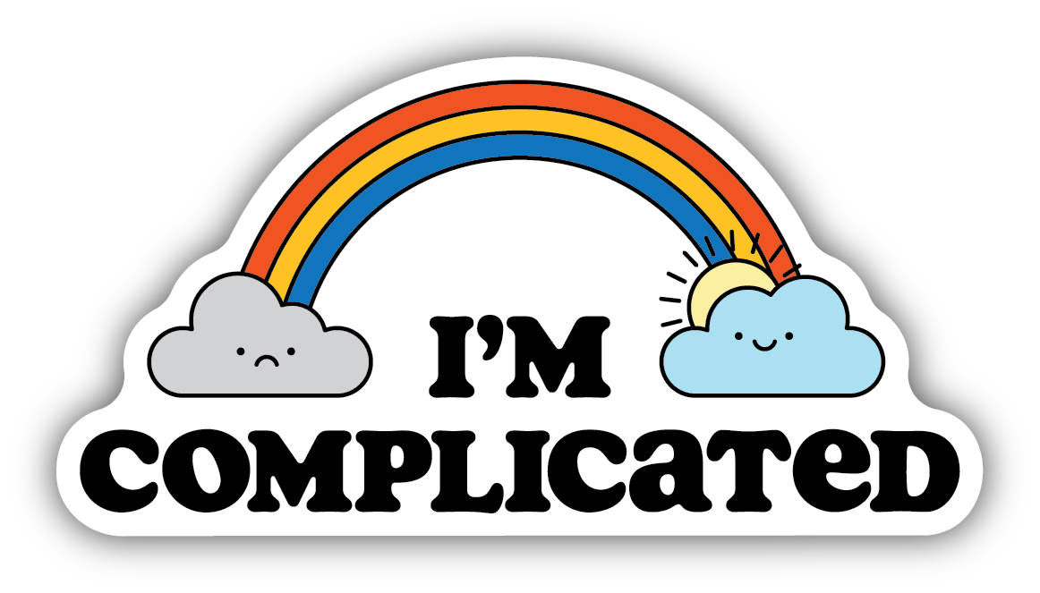 I'm Complicated Sticker