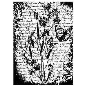 Stampers Anonymous - Tim Holtz - Cling Mounted Rubber Stamps - Flutter