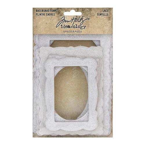 Tim Holtz Idea-ology Baseboard Frames Lace