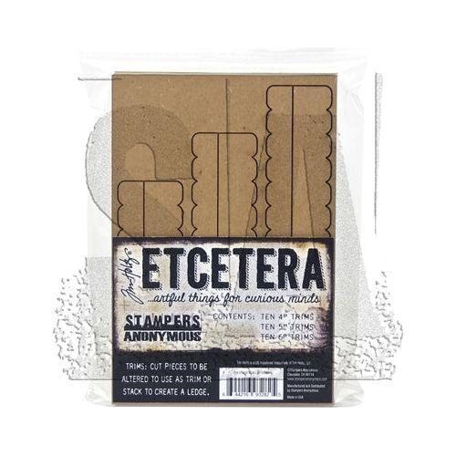 Tim Holtz & Stampers Anonymous Etcetera Scallop Trims