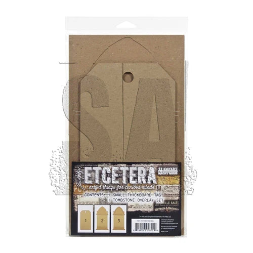Tim Holtz & Stampers Anonymous Etcetera Tombstone Small Thickboards