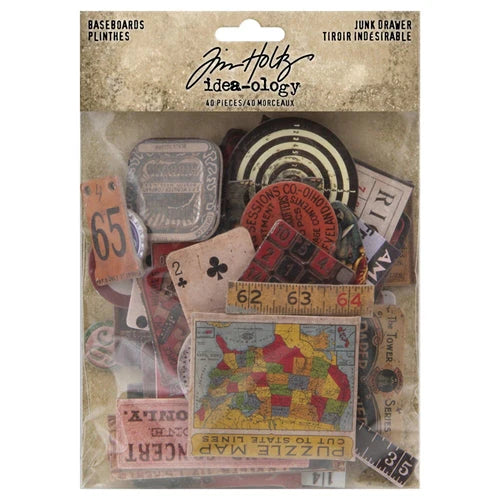 Tim Holtz Idea-ology Baseboards Junk Drawer
