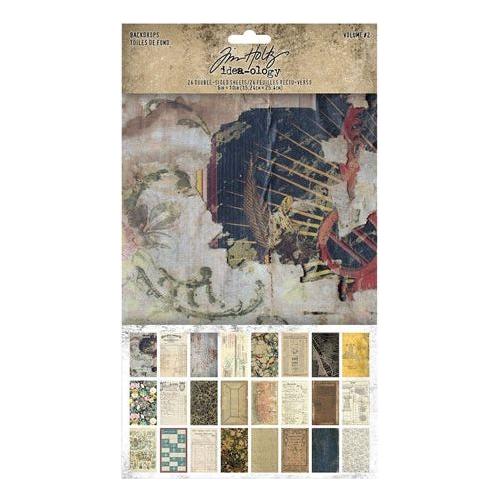 Tim Holtz Backdrops Ideaology Vol 2