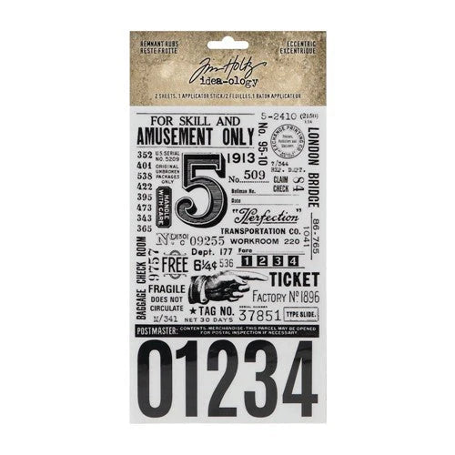 Tim Holtz Remnant Rubs Eccentric