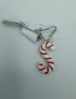 "S" CANDY STRIPPED ORNAMENT