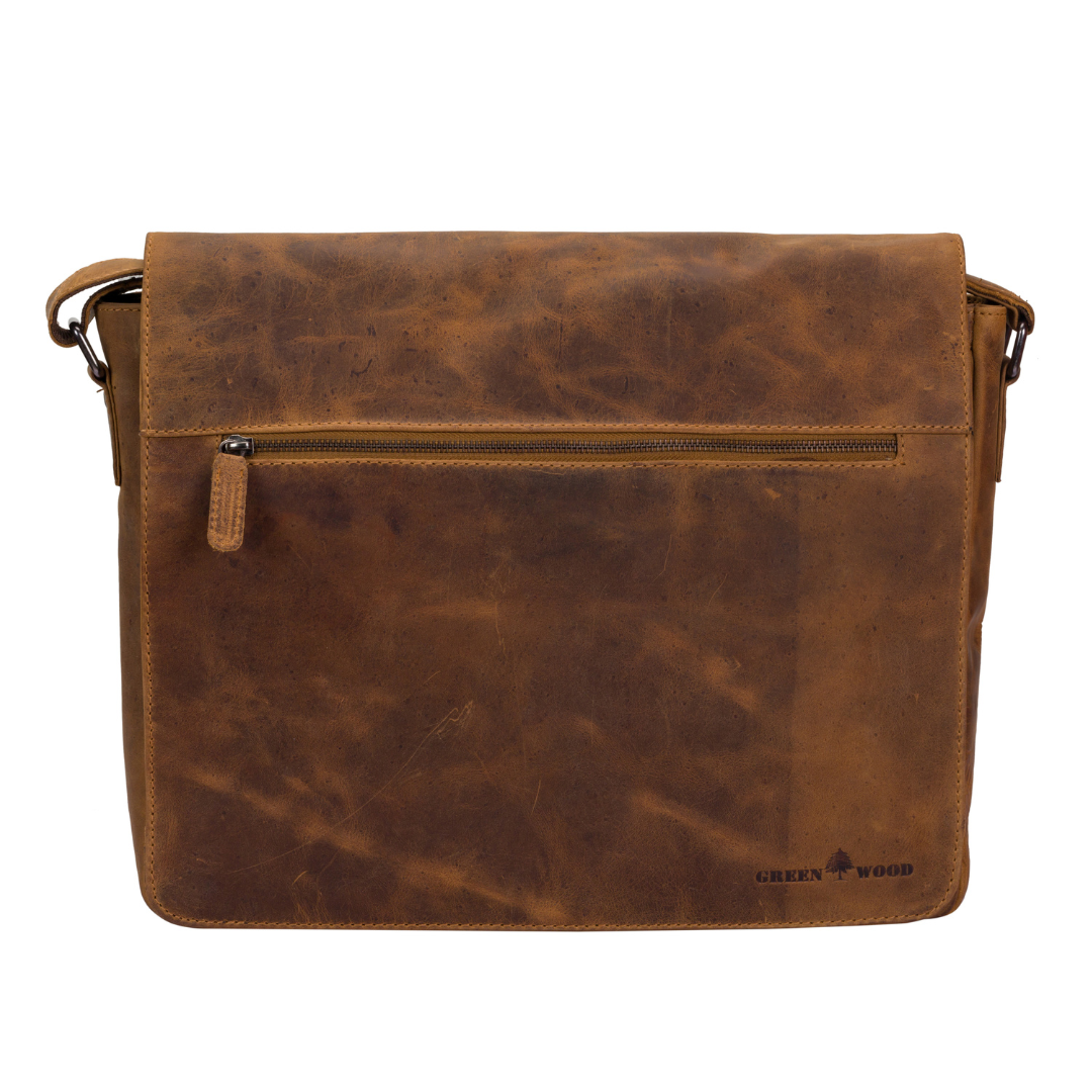 Greenwood Leather - Leather Laptop Bag Richard