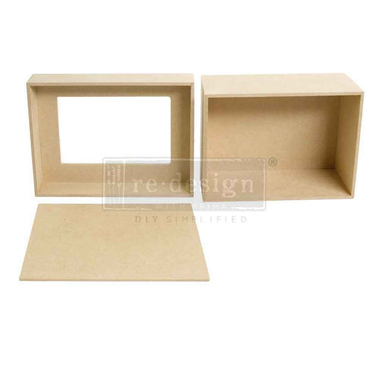 Prima Marketing - Unfinished MDF Picture Frame Box