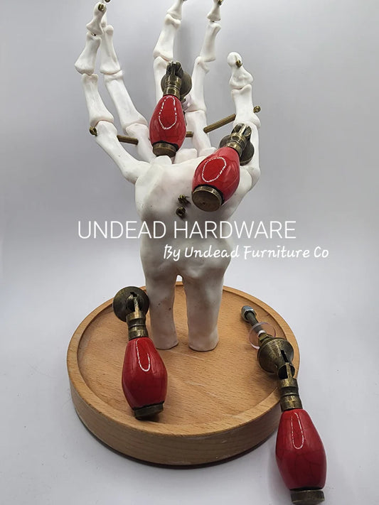 Undead Hardware - Scarlett - Ceramic Drop Pulls (4 Pack)