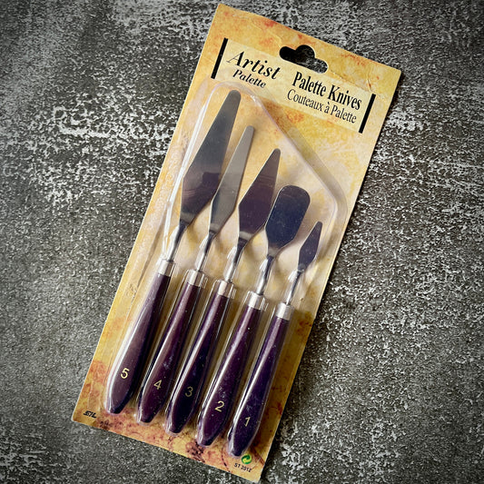 Artist Palette Knives set of 5