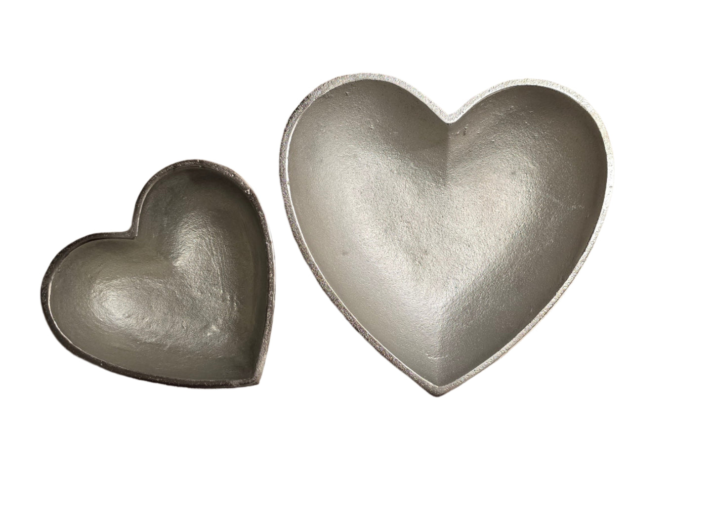 Heart Shaped Trinket Bowls Set of 2