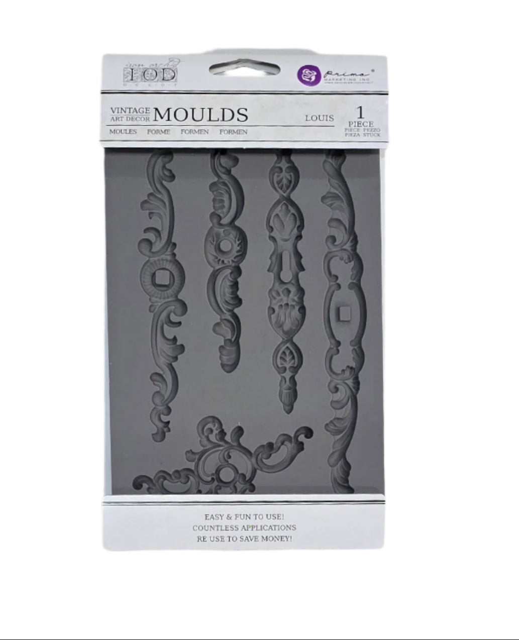 IOD Decor & Prima : Vintage Mould 5x8"