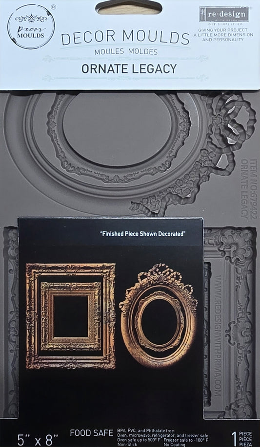Re-Design With Prima® Decor Moulds  – Ornate Legacy 5x8"
