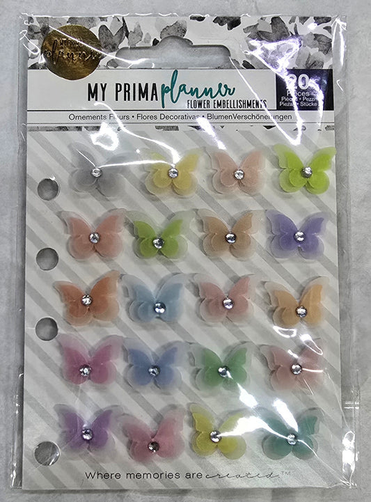 Prima : My Prima Planner Embellishments - Paper Butterflies