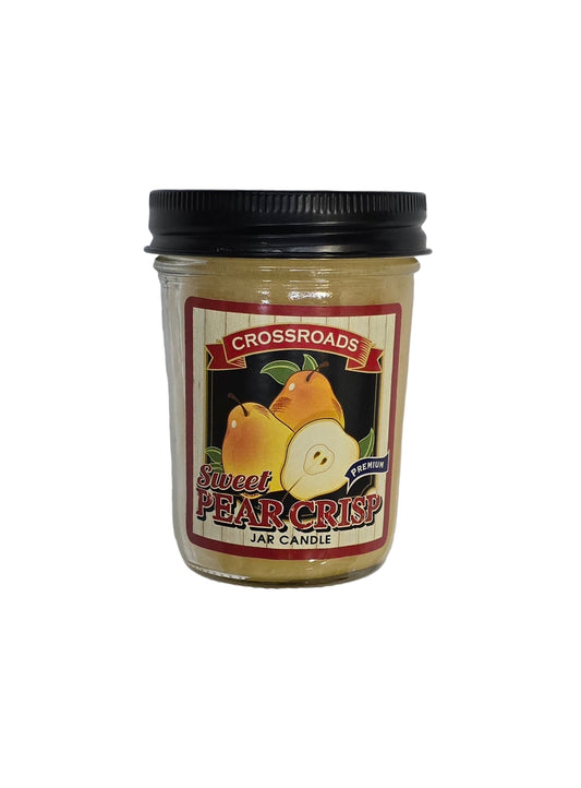 SWEET PEAR CRISP JAR CANDLE6oz