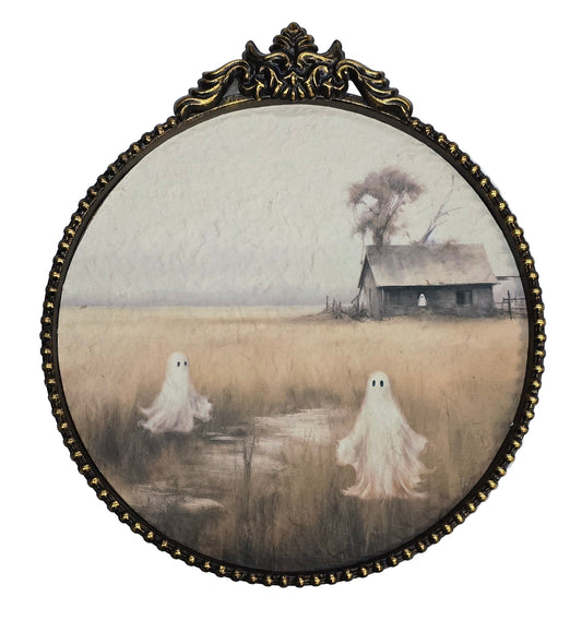 Ghost Print Landscape Watercolor