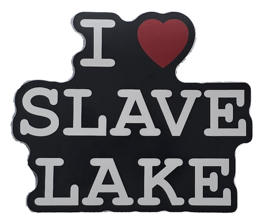 Slave Lake Heart Sticker