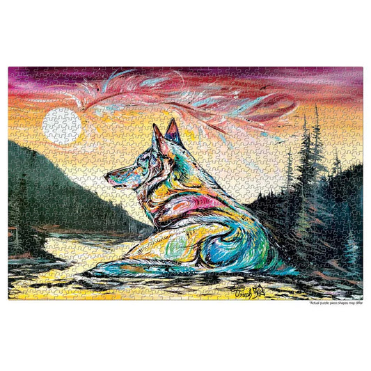 Indigenous Puzzle Lone Wolf 1000 Pieces