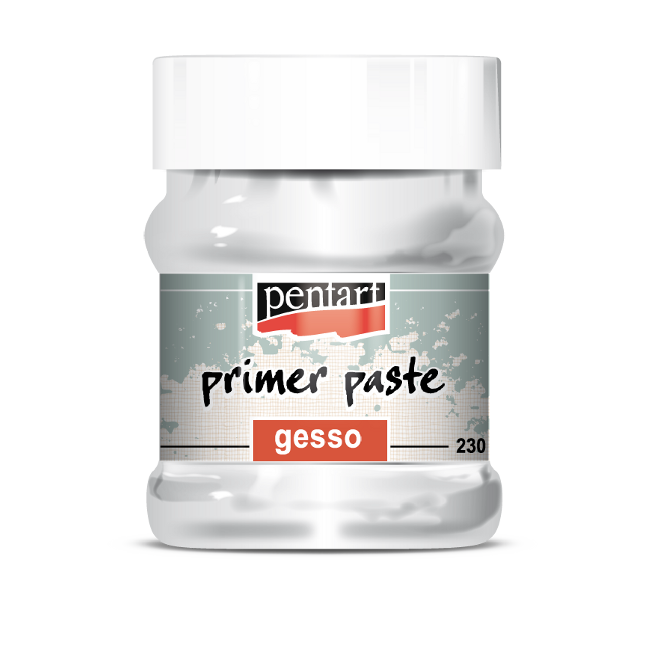 Pentart : White Primer Paint Gesso 230ml