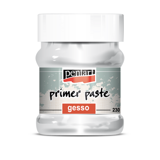 Pentart : White Primer Paint Gesso 230ml