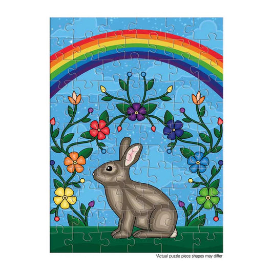 Indigenous Travel Puzzle Waabooz 72 Pieces