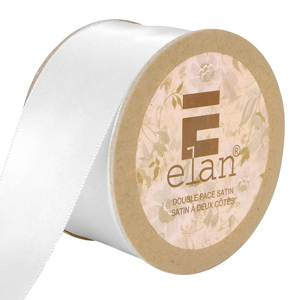 ELAN Double Face Satin Ribbon 36mm x 5m - Colour Variety
