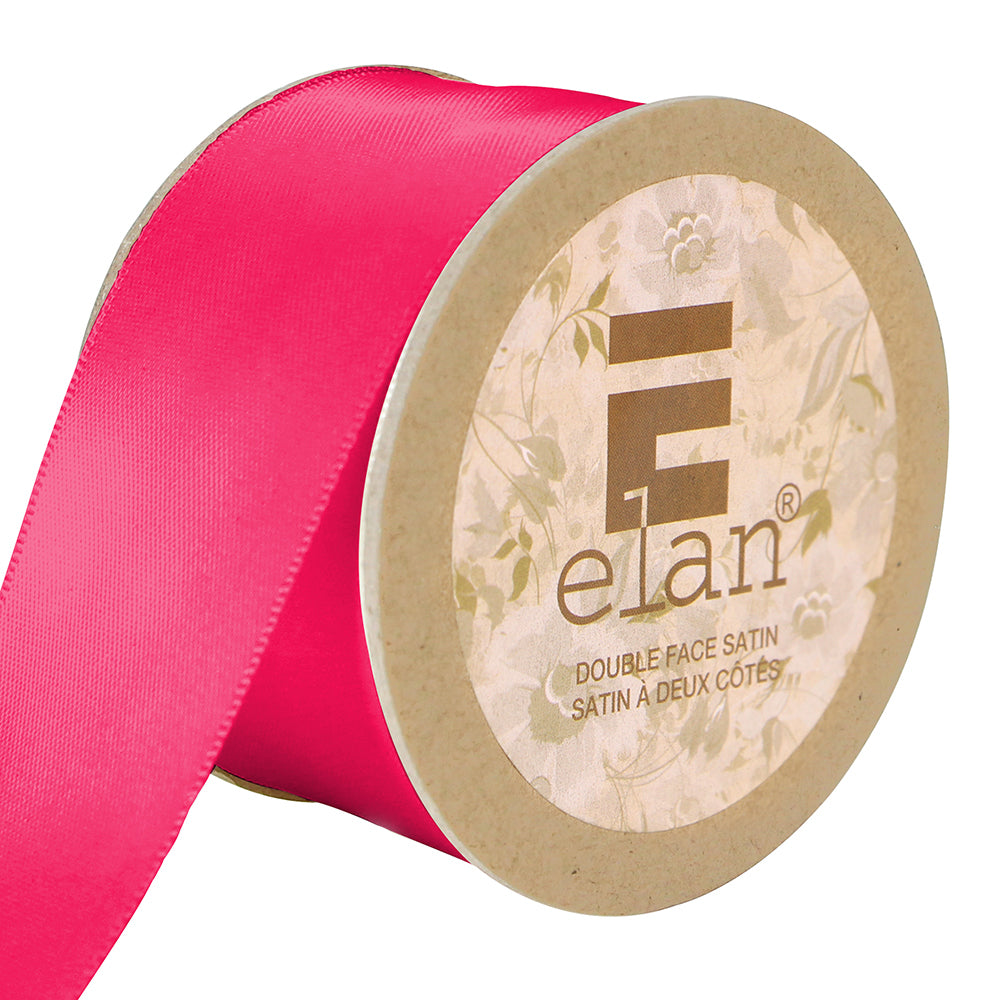 ELAN Double Face Satin Ribbon 36mm x 5m - Colour Variety