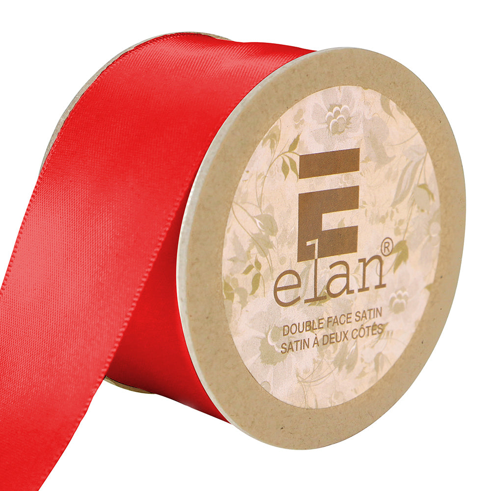 ELAN Double Face Satin Ribbon 36mm x 5m - Colour Variety