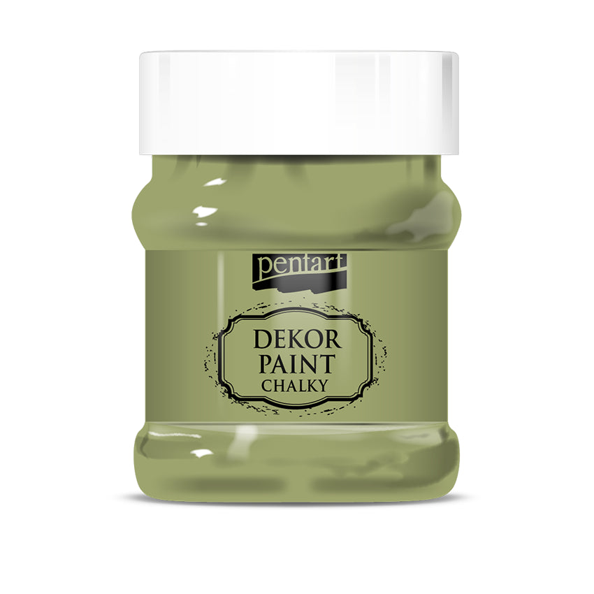 Pentart - Dekor Paint - Chalky 230ml Colour Variety