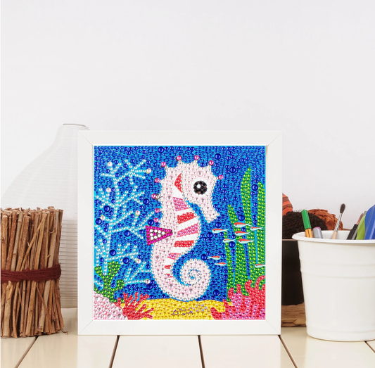 Diamond Brands - Seahorse Diamond Art Kid's Kit