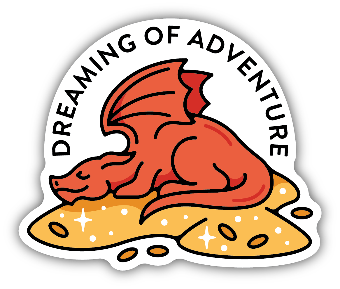 Dreaming Of Adventure Sticker