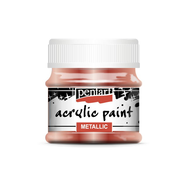 Pentart Metallic Acrylic Paints : Colour Variety 50ml