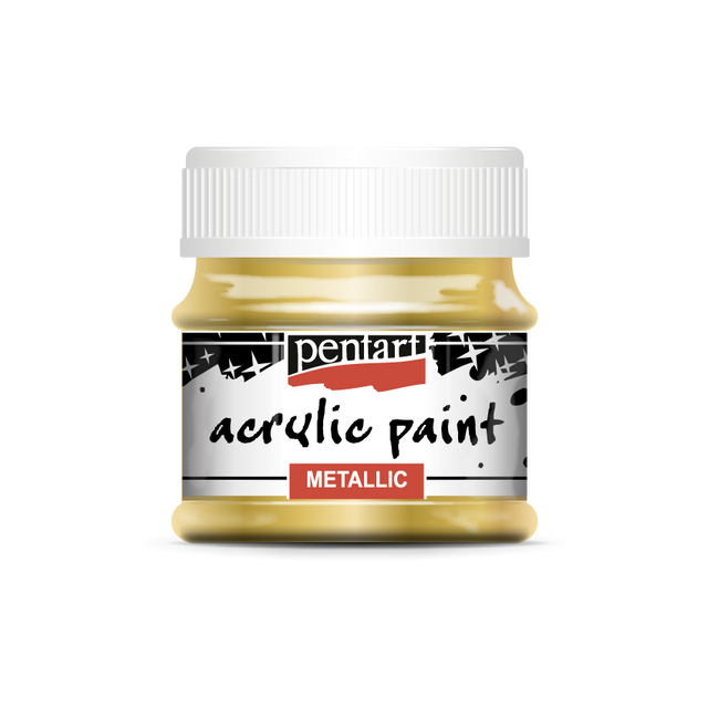 Pentart Metallic Acrylic Paints : Colour Variety 50ml