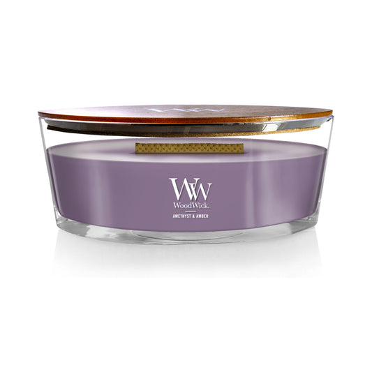 WoodWick Candles ~ Amethyst & Amber
