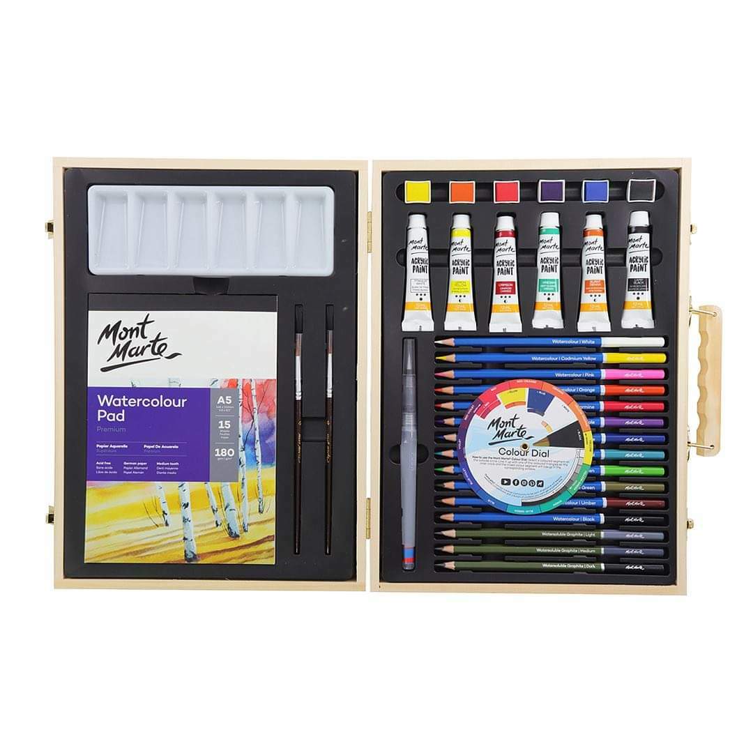 Mont Marte - Beginners Watercolour Box 33pc