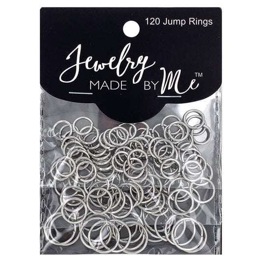 Jewelry Made by Me: Assorted Jump Rings, Silver 120pc