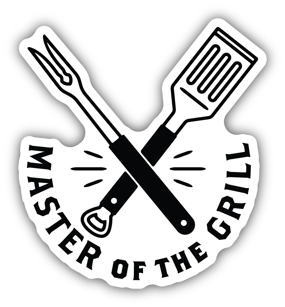 Master Of The Grill Sticker