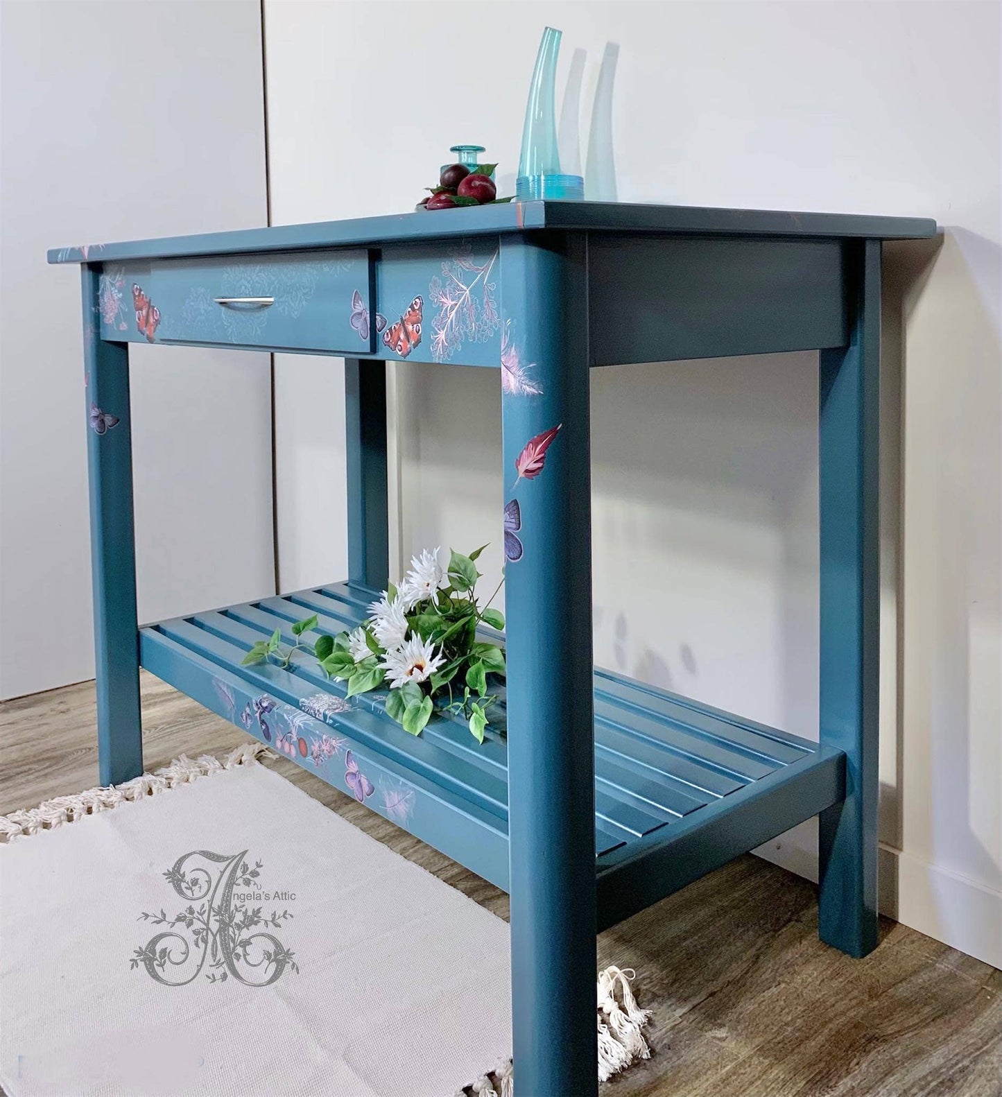Hokus Pokus Decor Transfer Oiseau Rose